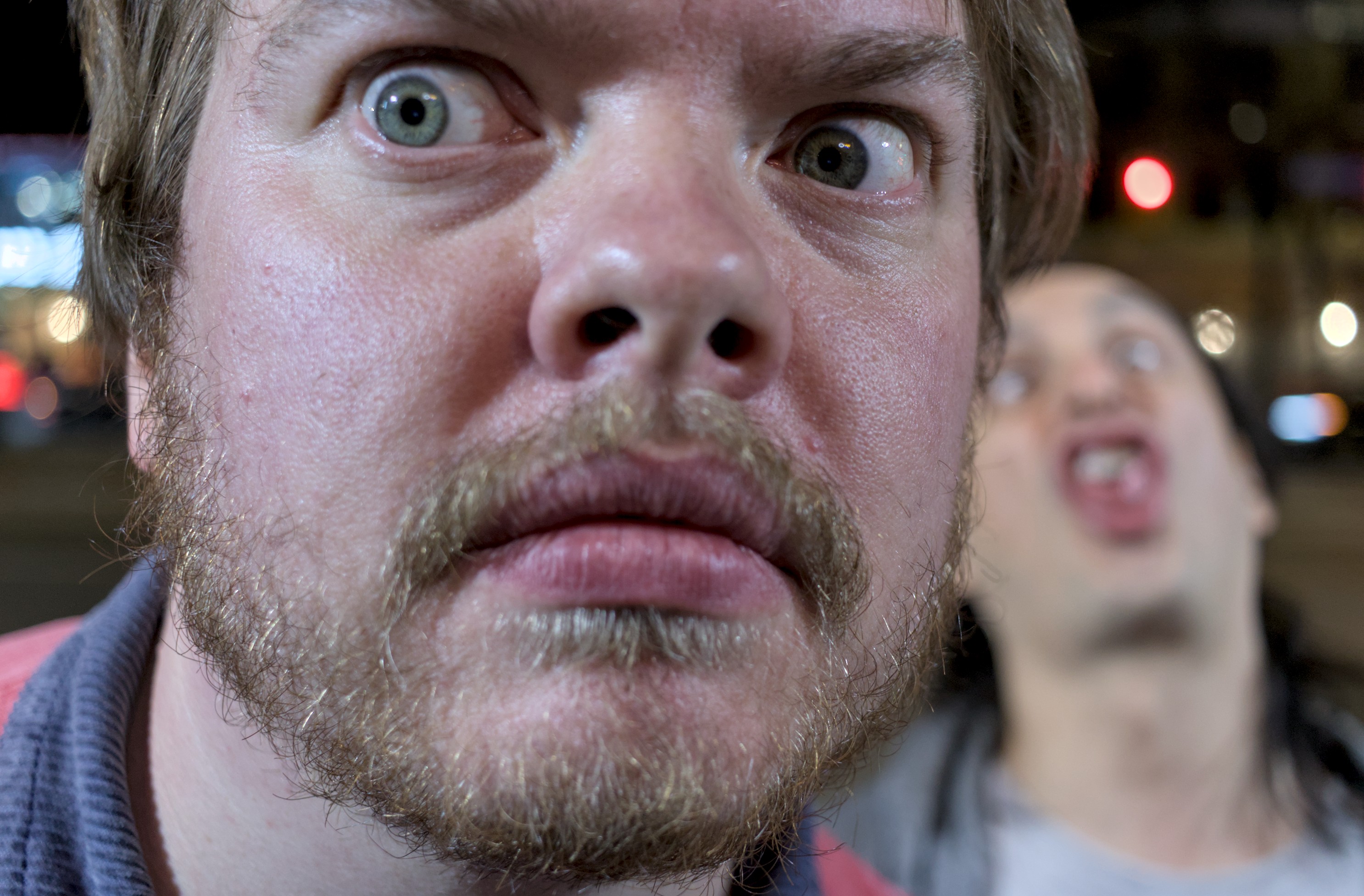 A pair of mother flippin' Rhynos!